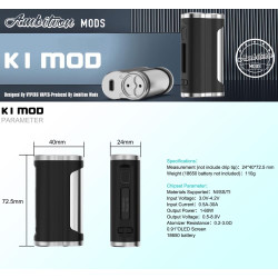 Ambition Mods K1 60W Box Mod Full Black