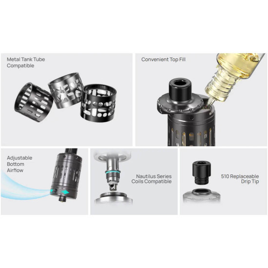 Aspire Nautilus 3SR Tank Black