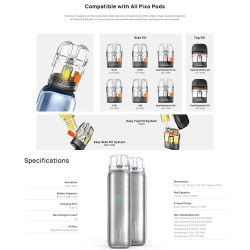 Aspire Pixo Aura 2 Pod Kit Carbon Black