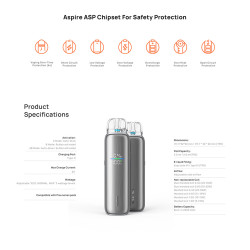 Aspire Pixo Max Pod Kit 2600mAh Brushed Silver