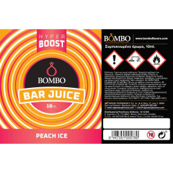 Bombo Bar Juice Hyper Boost Peach Ice 10ml/120ml