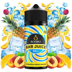 Bombo Bar Juice Pineapple Peach Mango 24/120ml