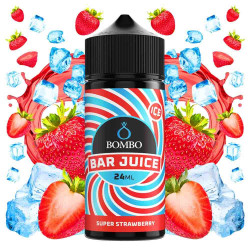 Bombo Bar Juice Super Strawberry 24/120ml