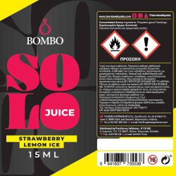 Bombo Solo Juice Strawberry Lemon Ice 15/60ml