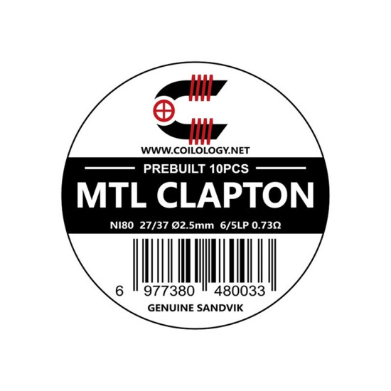Coilology MTL Clapton SANDVIK Ni80 0.73ohm