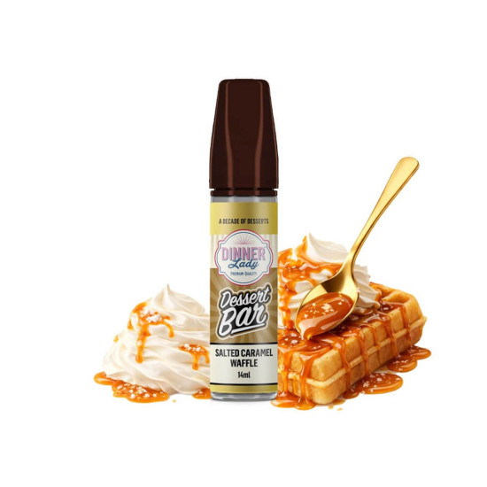 Dinner Lady Dessert Bar Salted Caramel Waffle 14/60ml