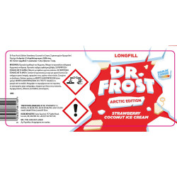 Dr Frost Arctic Edition Strawberry Coconut Ice Cream 6/30ml