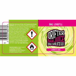 Drifter Bar Juice Lemon and Lime 6ml/30ml