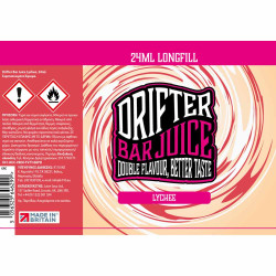Drifter Bar Juice Lychee 24ml/120ml