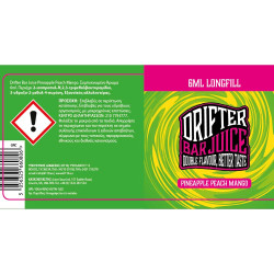 Drifter Bar Juice Pineapple Peach Mango 6/30ml