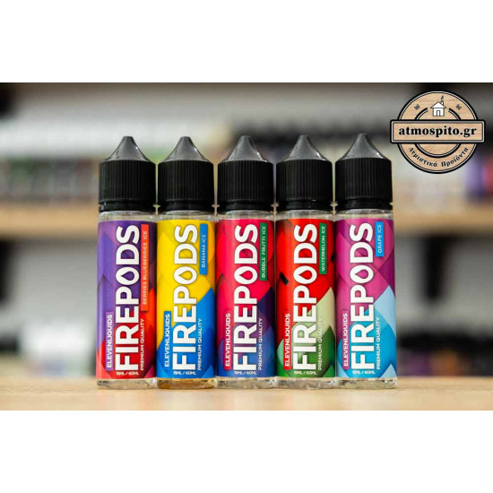 Eleven Liquids Firepods - Bubble Fruity Ice 15/60ml