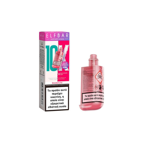 Elfbar 10000 Refill Container Strawberry lce 10ml 20mg