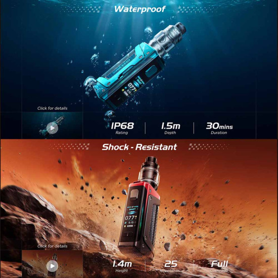 Geekvape Aegis Legend 5 Kit Frost Silver
