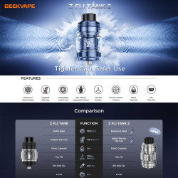 GeekVape Z Fli 2 Tank 5.5ml Cold Silver
