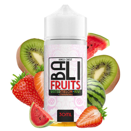 Kings Crest Bali Fruits Watermelon Kiwi Strawberry 30/120ml