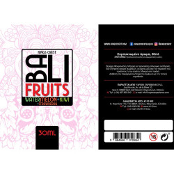 Kings Crest Bali Fruits Watermelon Kiwi Strawberry 30/120ml