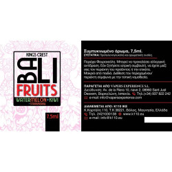 Kings Crest Bali Fruits Watermelon Kiwi Strawberry 7.5/30ml