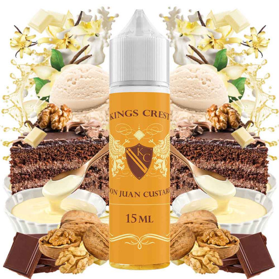 Kings Crest Don Juan Custard 15/60ml