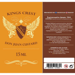 Kings Crest Don Juan Custard 15/60ml