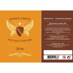 Kings Crest Don Juan Custard 30/120ml