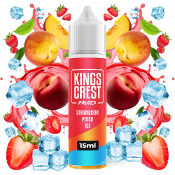 Kings Crest Fruits Ice Strawberry Peach 15/60ml