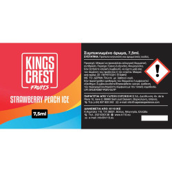 Kings Crest Fruits Ice Strawberry Peach 7.5/30ml