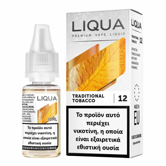 Liqua Traditional Tobacco 10ml 12mg