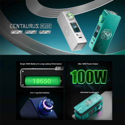 Lost Vape Centaurus M100 Mod Knight Black