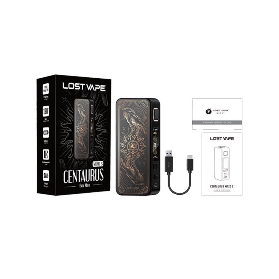 Lost Vape Centaurus M120 S Mod 120W 5500mAh Destiny Black
