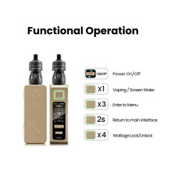 Lost Vape Centaurus M120 S Mod 120W 5500mAh Destiny Black