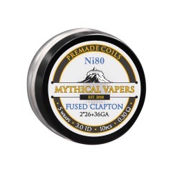 Mythical Vapers Fused Clapton Ni80 Coils 0.30ohm
