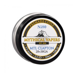 Mythical Vapers MTL Clapton Ni80 Coils 1.06ohm