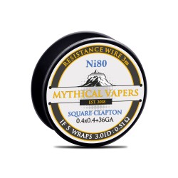 Mythical Vapers Square Clapton Ni80 Σύρμα 3m