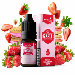Omerta Gusto Cookies Strawberry Cream E-Liquid 10ml 9mg