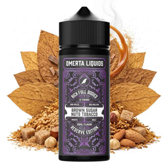 Omerta Reserve Brown Sugar Nuts Tobacco 30ml/120ml