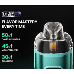 OXVA VPrime Pod Kit 2600mAh 60W 5ml Blue Leather