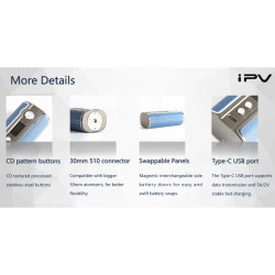 Pioneer4you IPV V200 200W Box Mod AL Gunmetal