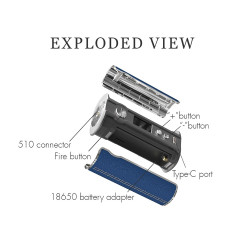 Pioneer4you IPV V200 200W Box Mod AL Gunmetal