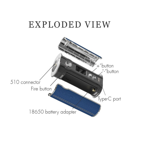 Pioneer4you IPV V200 200W Box Mod AL Gunmetal