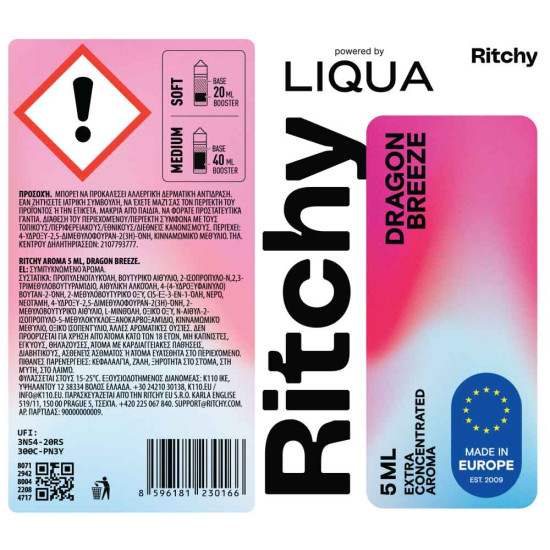 Ritchy by Liqua Dragon Breeze 5ml/60ml