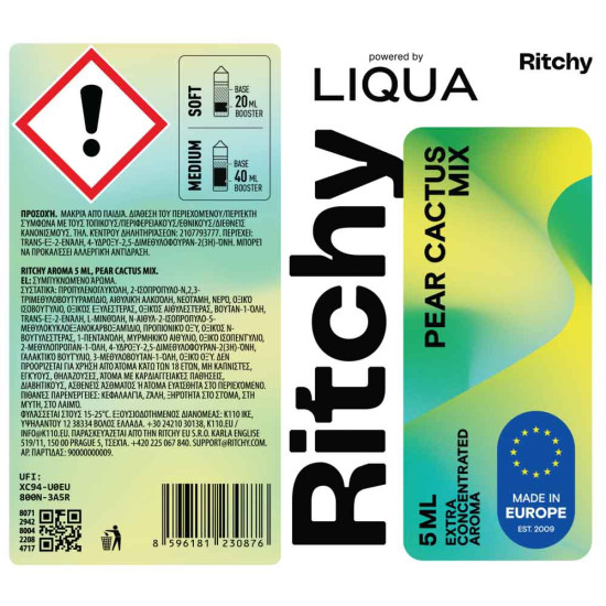 Ritchy by Liqua Pear Cactus Mix 5ml/60ml