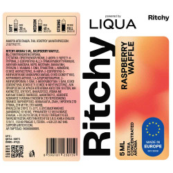 Ritchy by Liqua Raspeberry Waffle 5ml/60ml
