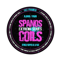 Spanos Coils Extreme Series - Fat Framed Ni80 0.08 ohm