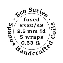 Spanos Coils Eco Series - Fused 2x30/42 0.63 ohm