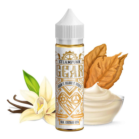 SteamPunk Flavor Shots Gear - Van. Custard RY4 20/60ml