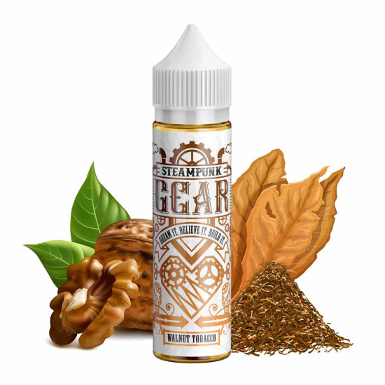 SteamPunk Flavor Shots Gear - Walnut Tobacco 20/60ml