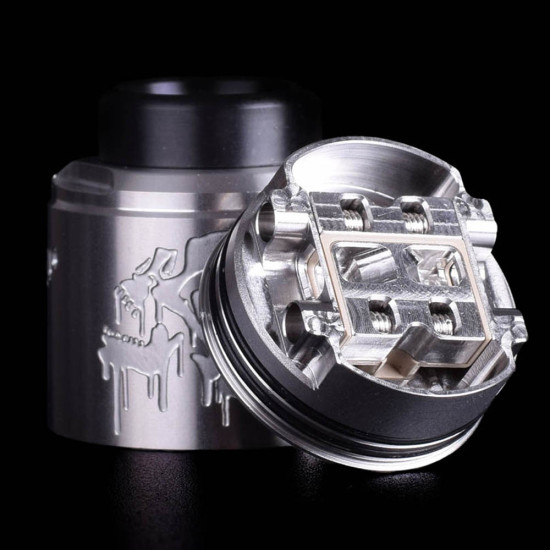 Suicide Mods Nightmare V2 RDA 28mm Brushed SS