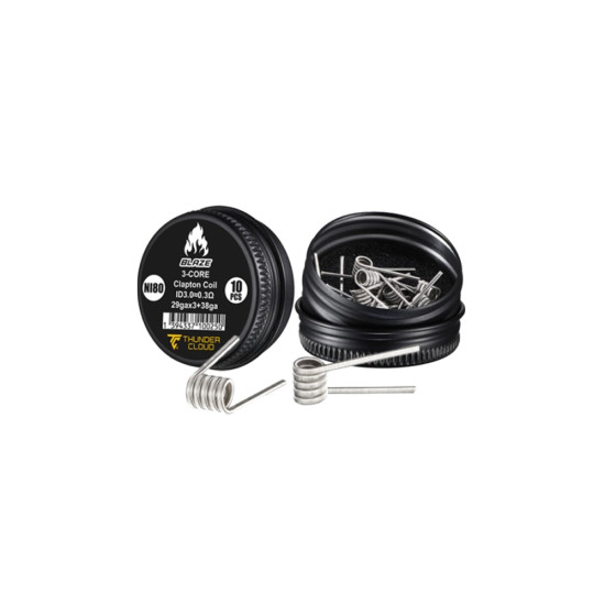ThunderCloud X Mike Vapes Fused Clapton Coils Ni80 0.30ohm 10pcs