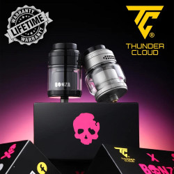 ThunderCloud x Vaping Bogan Bonza Pro RTA Silver Black