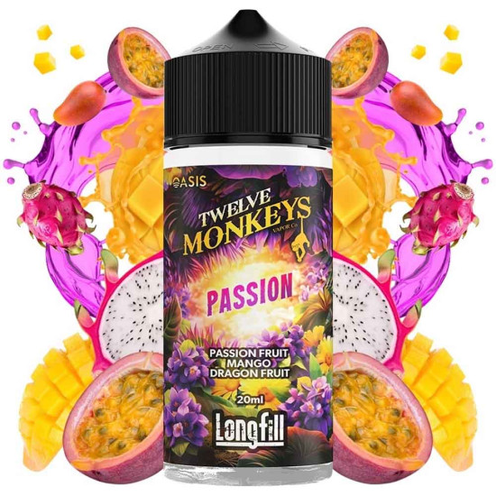 Twelve Monkeys Oasis Passion 20ml/120ml